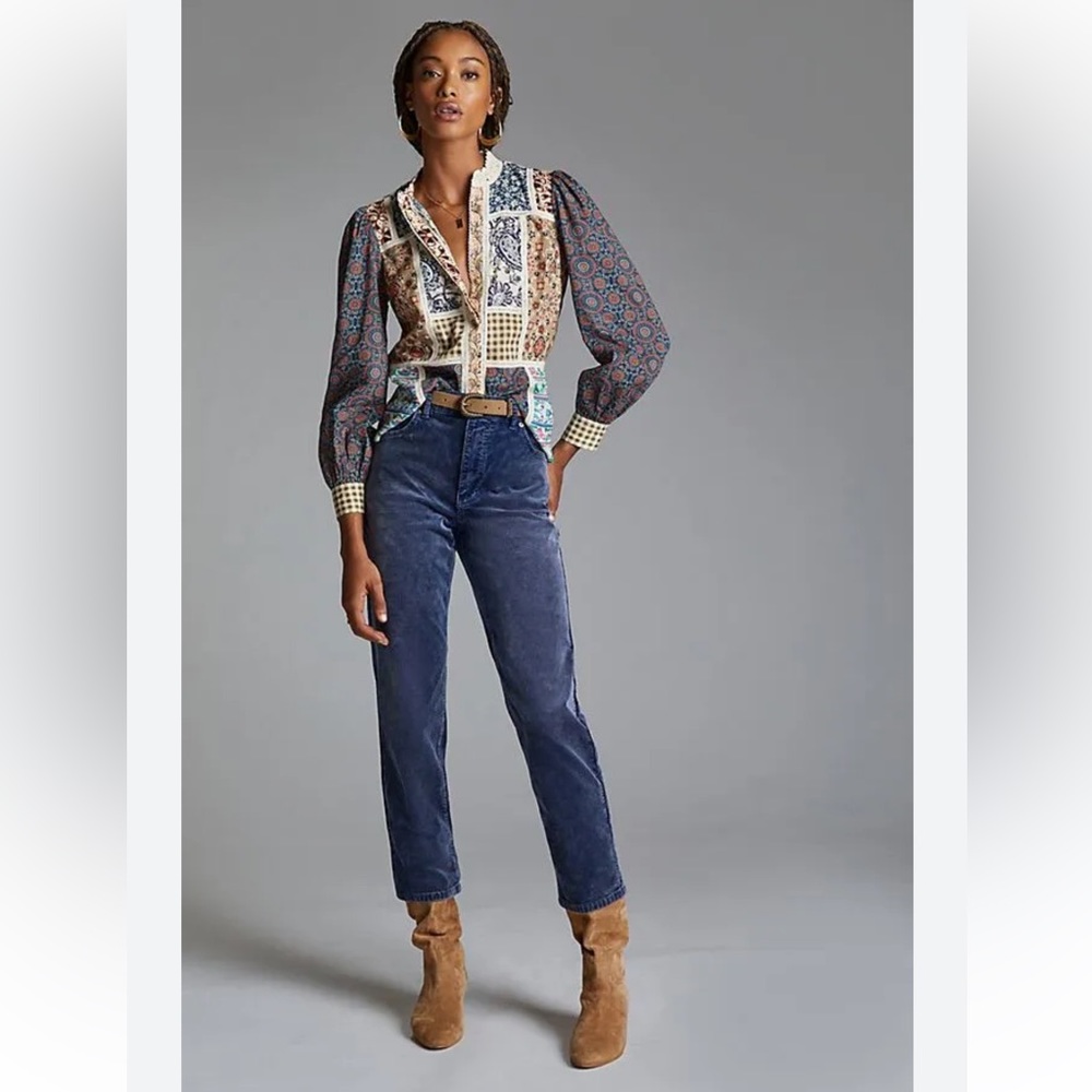 Pilcro the Vintage Straight Corduroy Pants